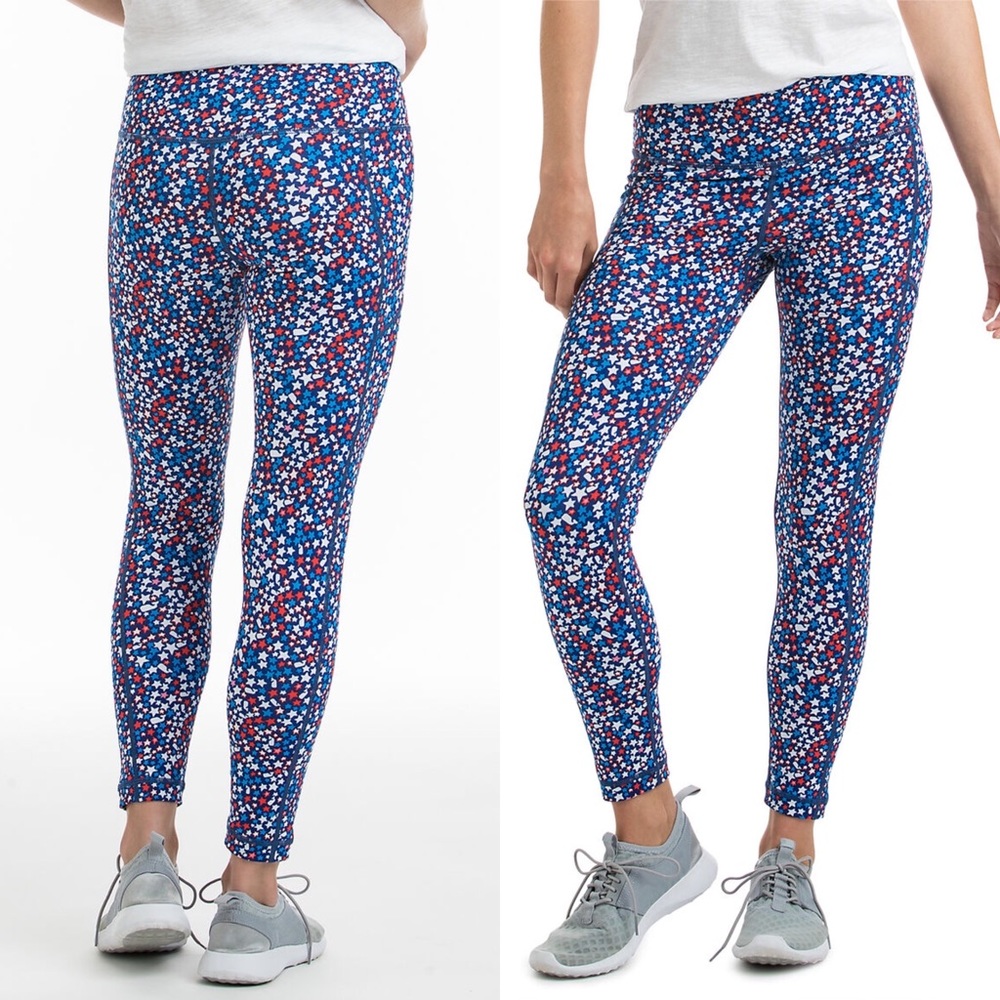 Vineyard-Vines Stars & Whales Compression Leggings